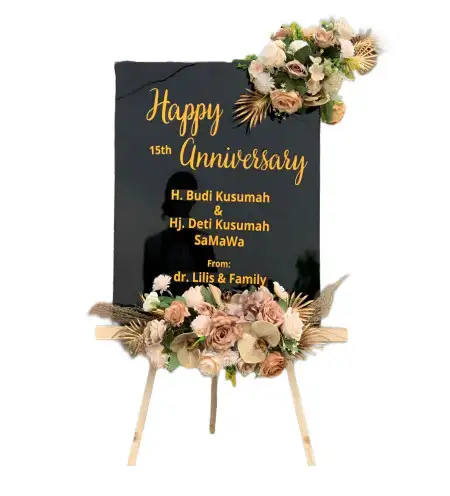 Papan Bunga Akrilik Tempat Akad Nikah Jakarta